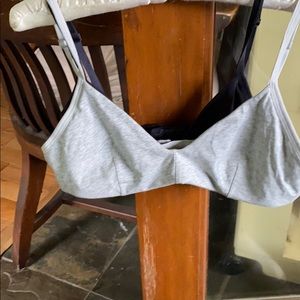 Everlane Bralettes 1 grey 1 black